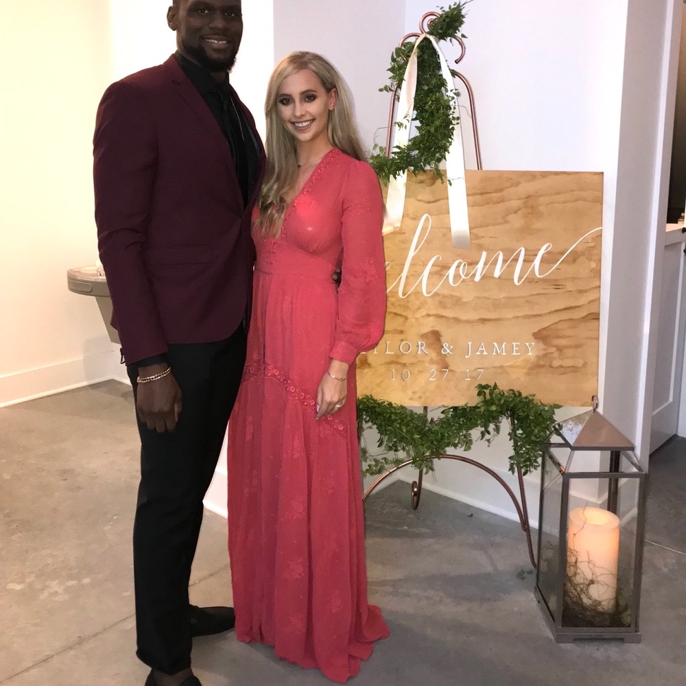 Free People Pink Maxi Dress